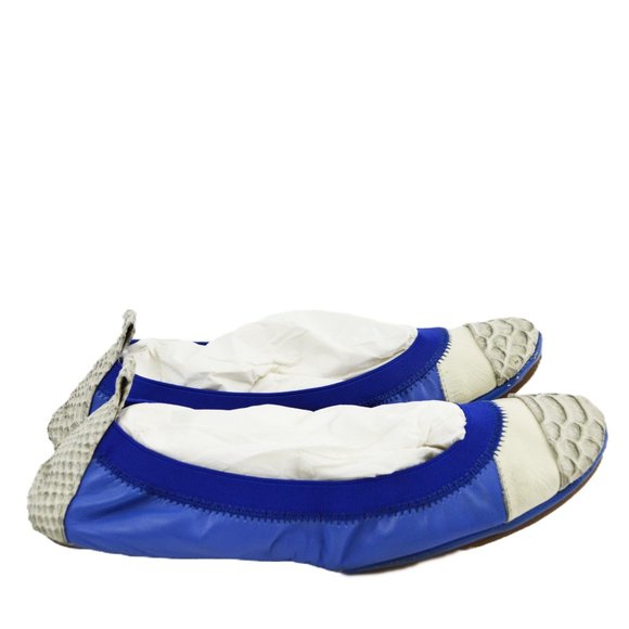 Yosi Samra Foldable Leather Ballet Flats #205-69 - Picture 3 of 5